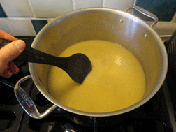 Cooking cornmeal Cooking cornmeal