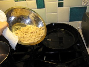 Cooking pasta