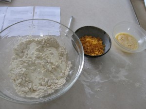 Flour and butter