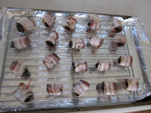 bacon wrapped prunes